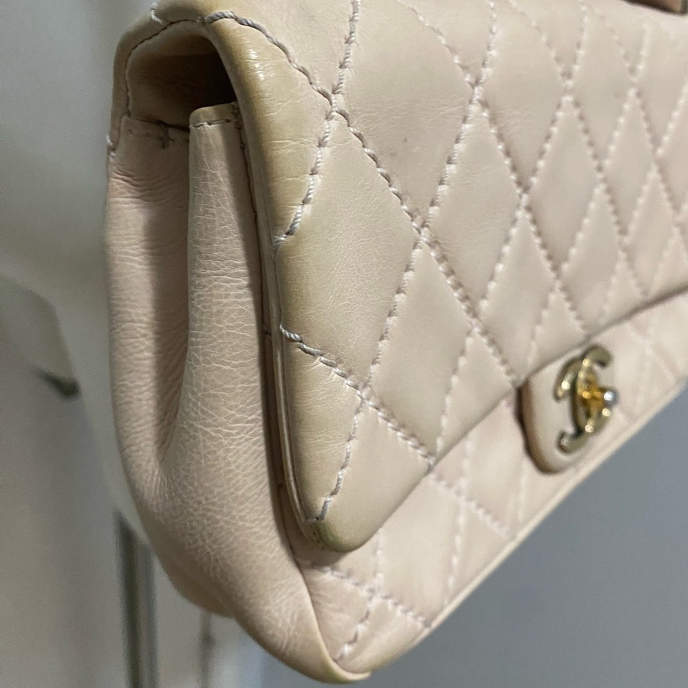 Chanel Easy Carry Diamond Stitch Lambskin Crossbody Flap Bag - Picture 13 of 15